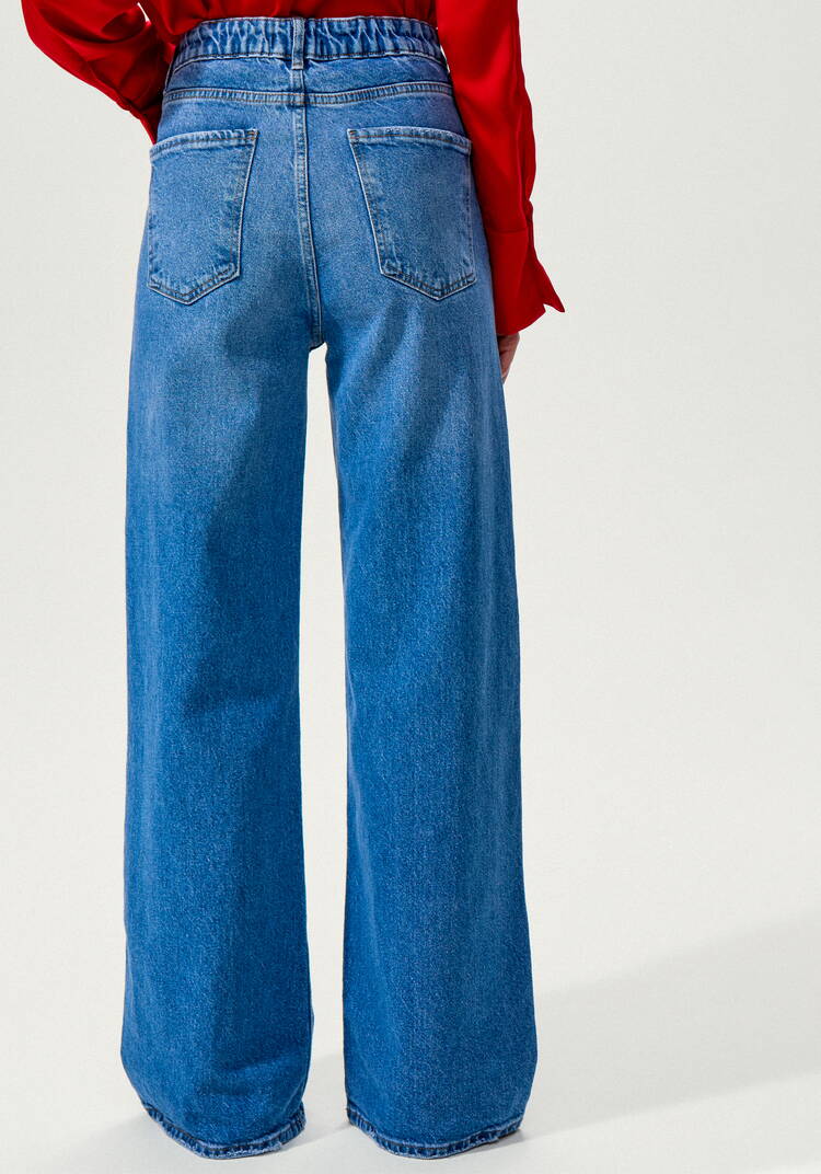 Джинсы прямого кроя с высокой посадкой шир.  750, рис. 10