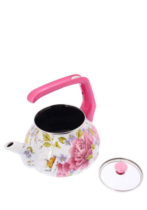 Эмалированный чайник Пион шир.  580, рис. 2