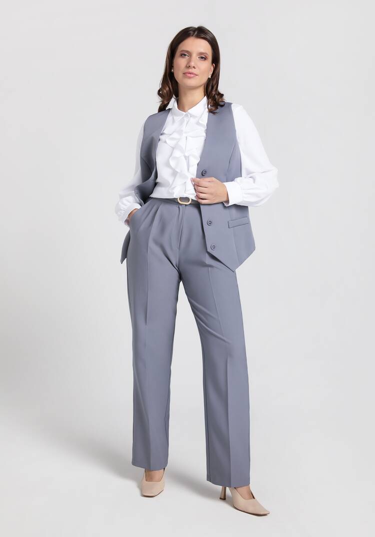 Брюки классика прямые от бедра шир.  750, рис. 7