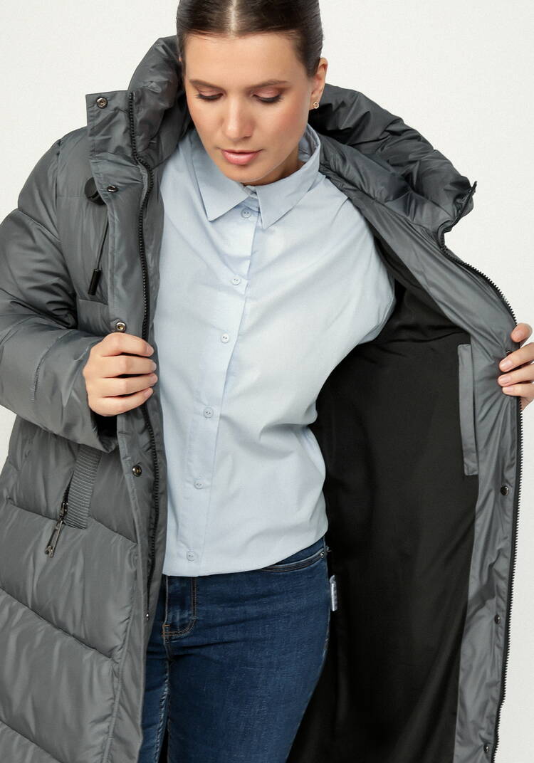 Пуховик Барбара шир.  750, рис. 40