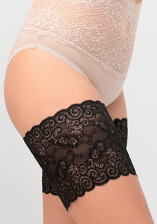 Бандалетки кружевные эластичные