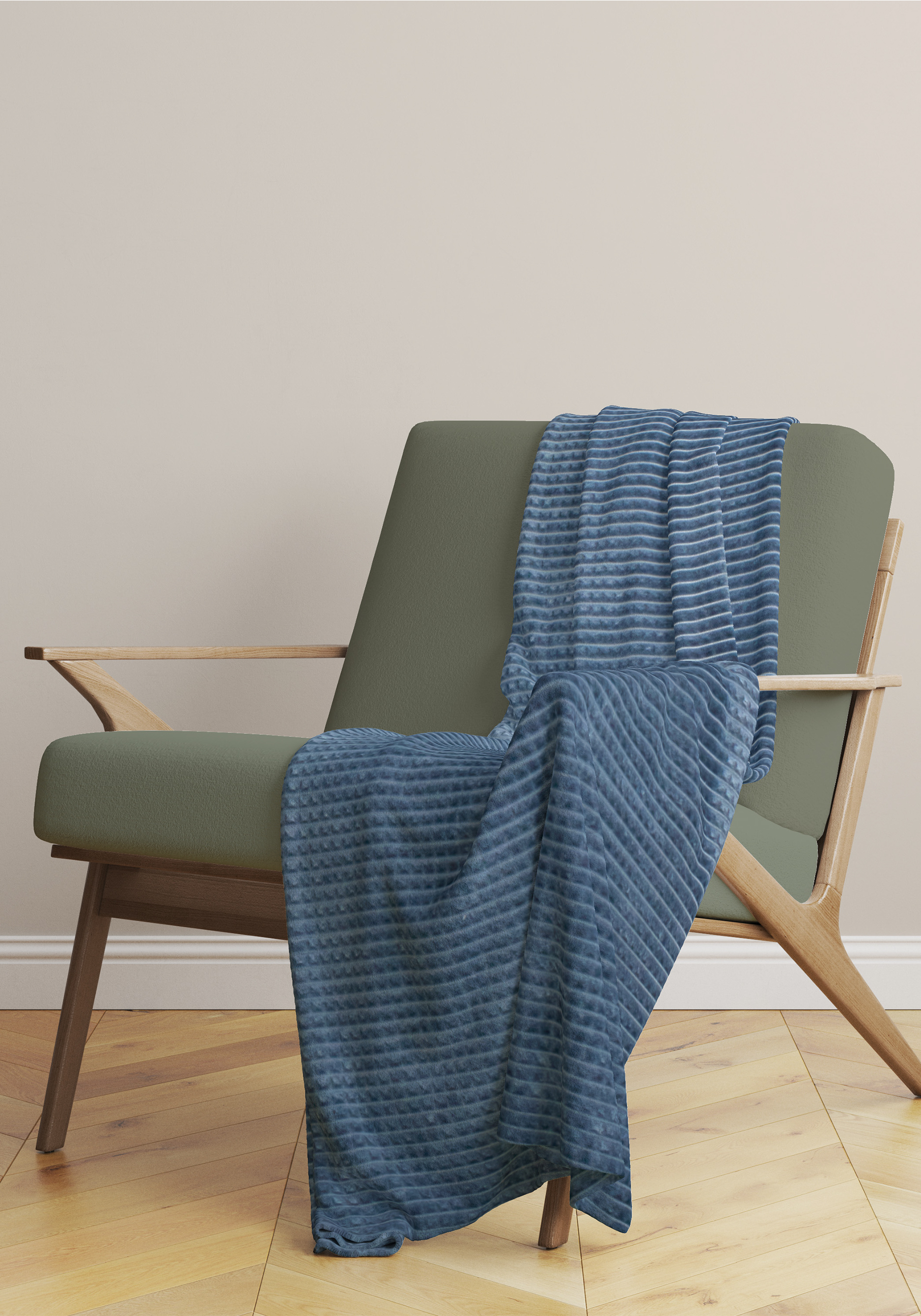 

Плед-покрывало "Танго", Голубой