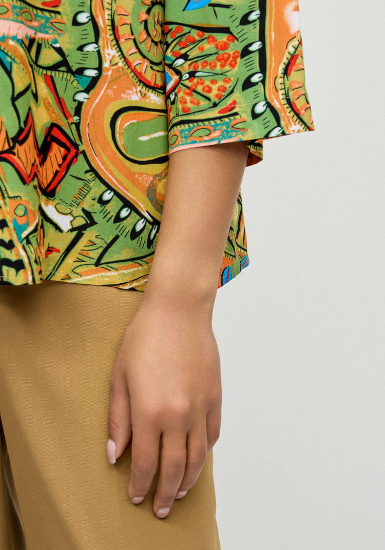 Блуза Мозайка нежности шир.  750, рис. 6