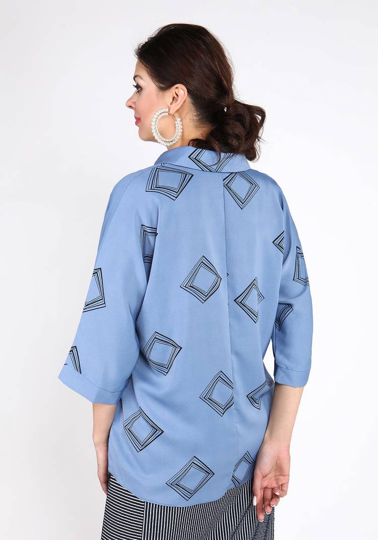 Блуза Обворожительная незнакомка шир.  750, рис. 19