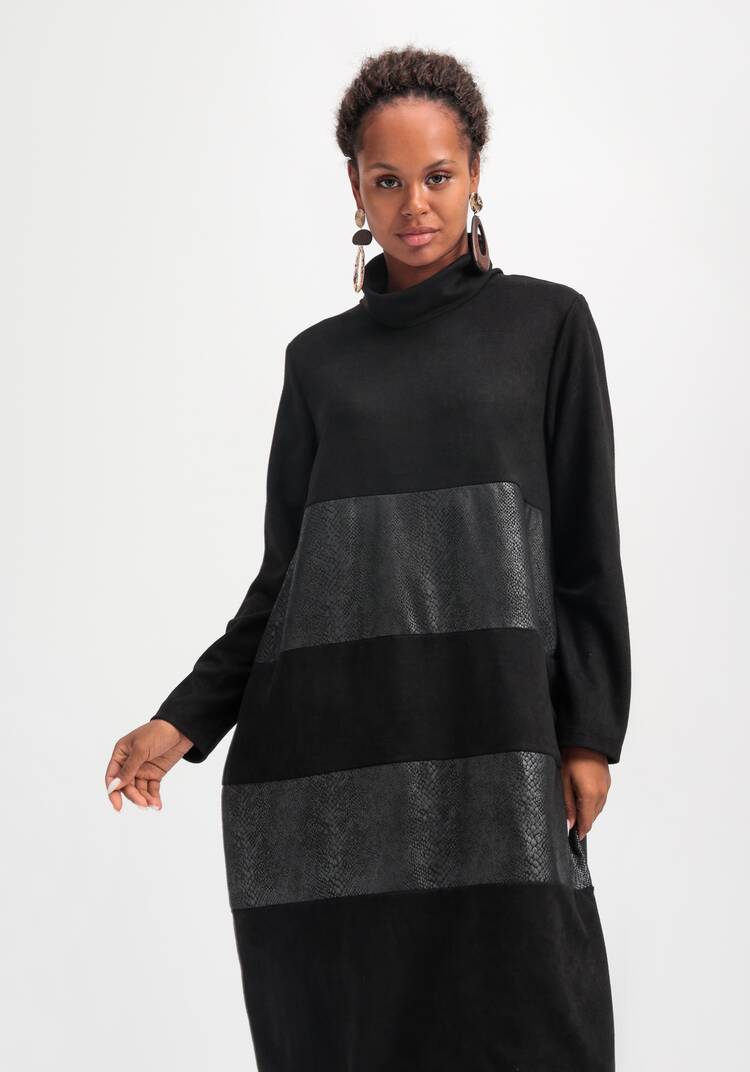 Платье с декоративными вставками шир.  750, рис. 17