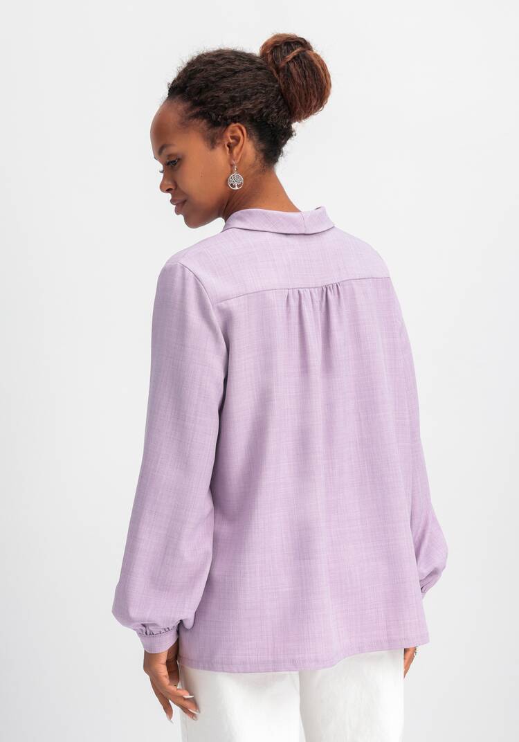 Блуза с шалевым воротом шир.  750, рис. 19