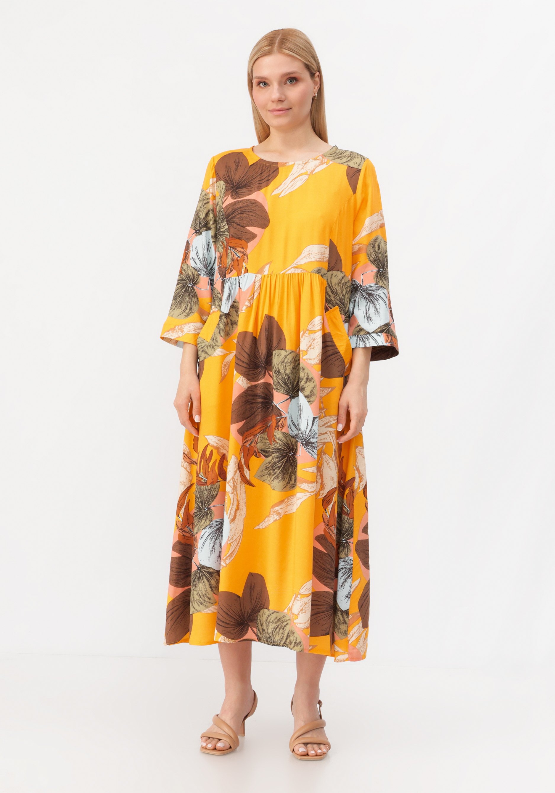 Платье "Лилит" Edsel Krause, размер 50, цвет оранжевый - фото 9