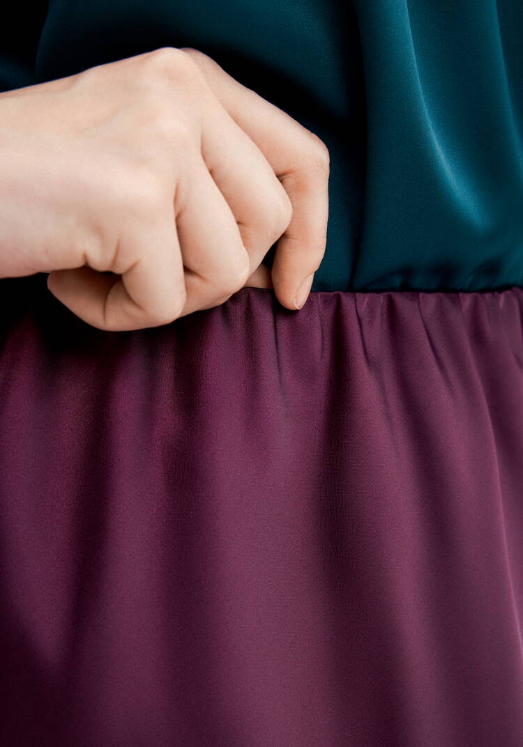 Юбка с резинкой в поясе cвободная шир.  750, рис. 13