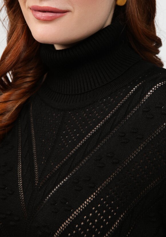 Джемпер прямого силуэта с ажурным рисунком шир.  580, рис. 13