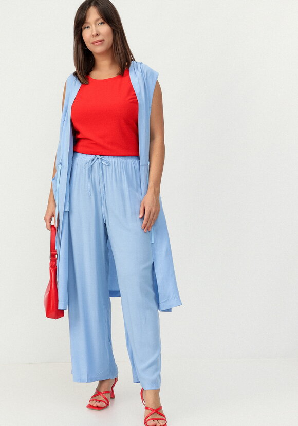 Брюки широкие на кулиске из штапеля шир.  580, рис. 13