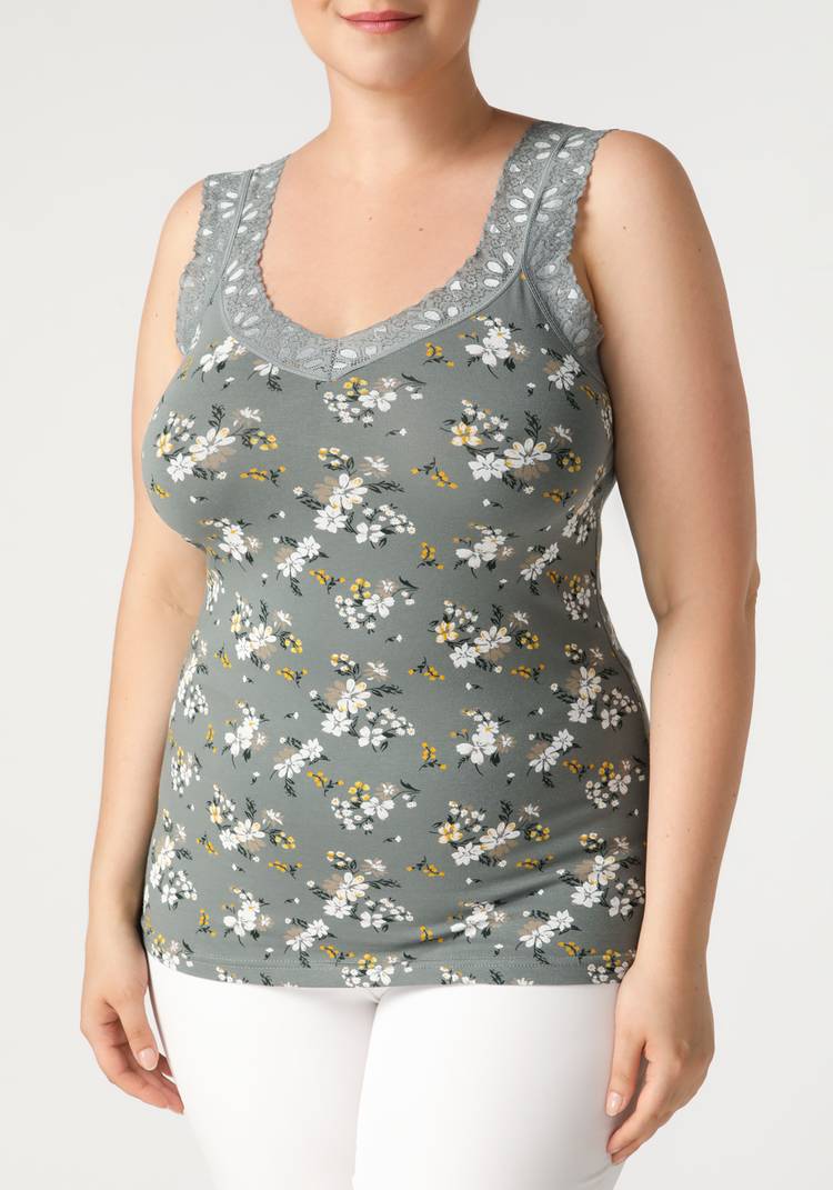 Майка из хлопка с кружевом Аэлита шир.  750, рис. 10