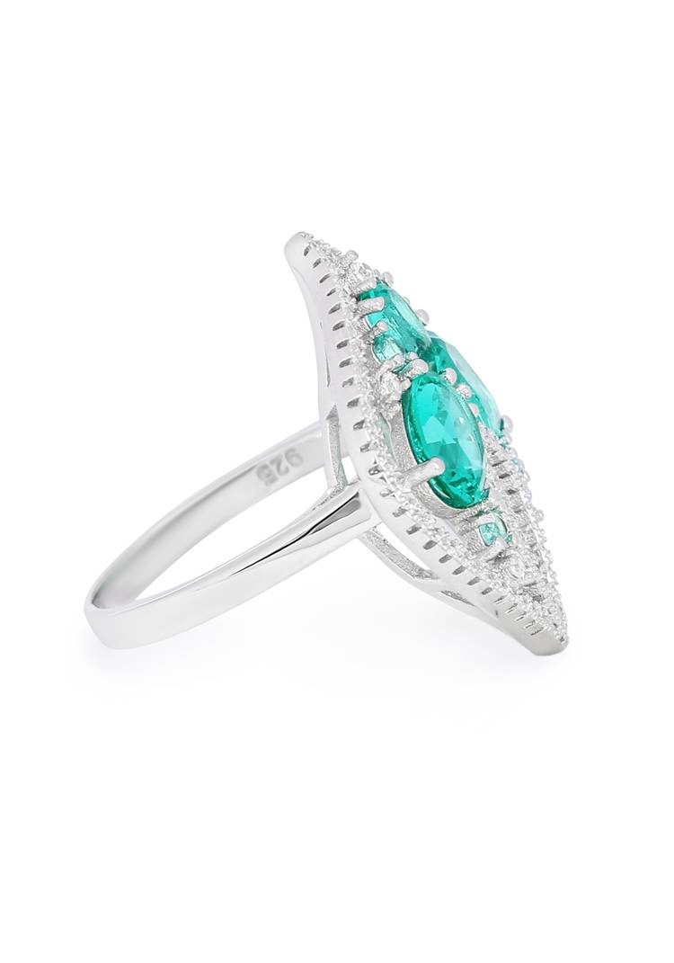 Серебряное кольцоРумба шир.  750, рис. 3