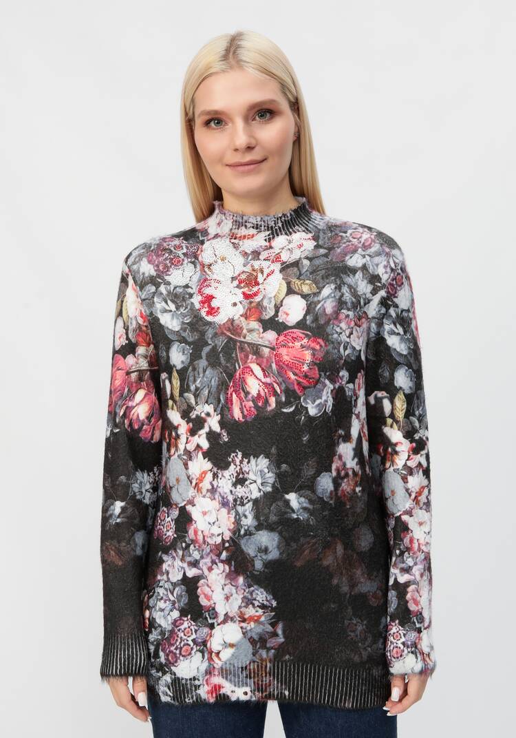 Водолазка Цветочная сказка шир.  750, рис. 4