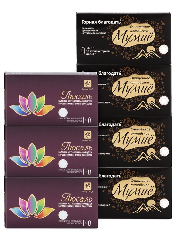 Комплекс для женского здоровья, свечи, 7 шт. шир.  580, рис. 1