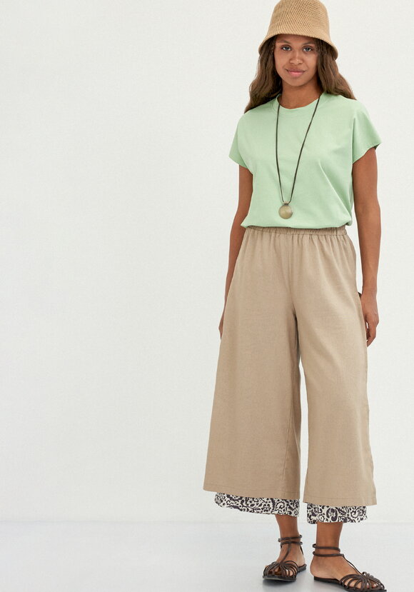 Брюки комбинированные длиной 7/8 шир.  580, рис. 8