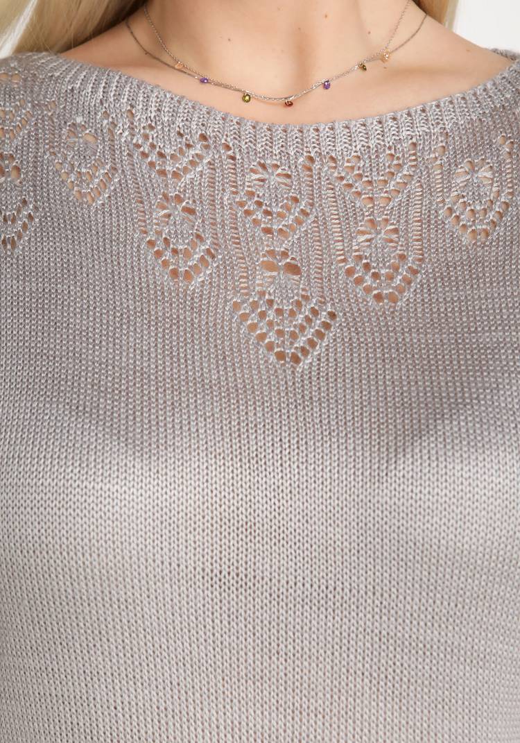 Блуза вязаная двухсторонняя шир.  750, рис. 12