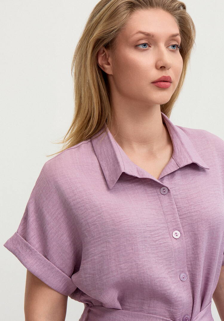 Платье со спущенным плечом А-силуэта шир.  750, рис. 22