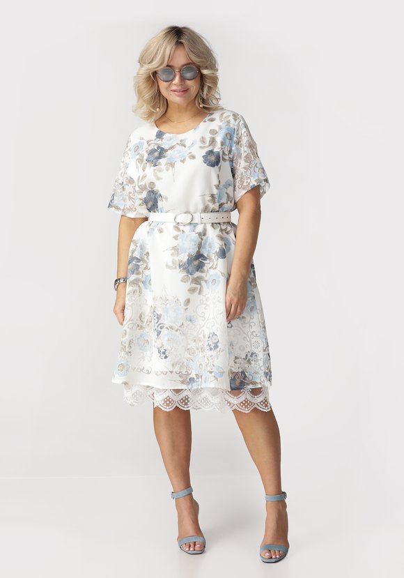 Платье Цветочное торжество шир.  580, рис. 3