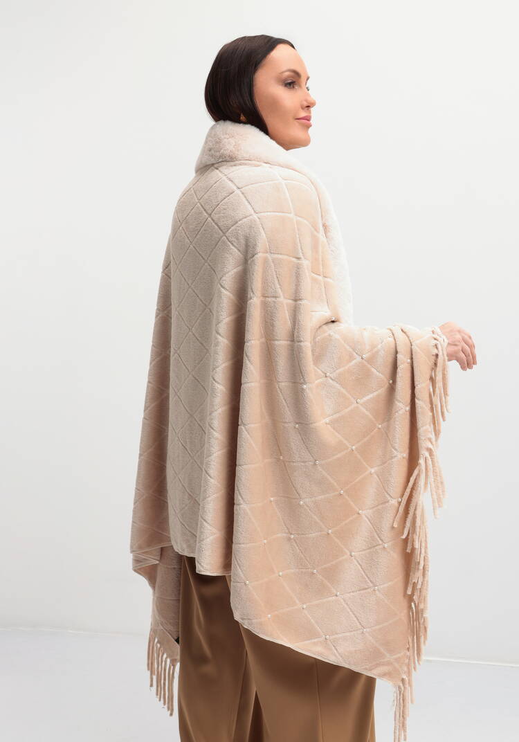 Накидка-палантин с жемчугом и булавкой шир.  750, рис. 8