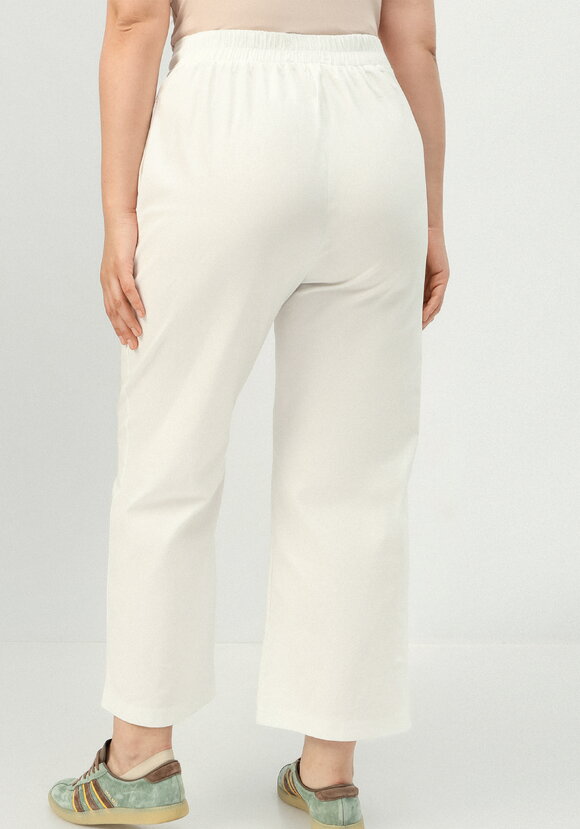 Брюки прямого кроя хлопковые шир.  580, рис. 12