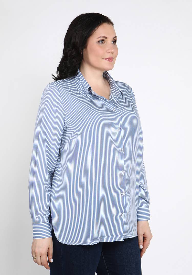 Классическая блуза с длинным рукавом шир.  750, рис. 2