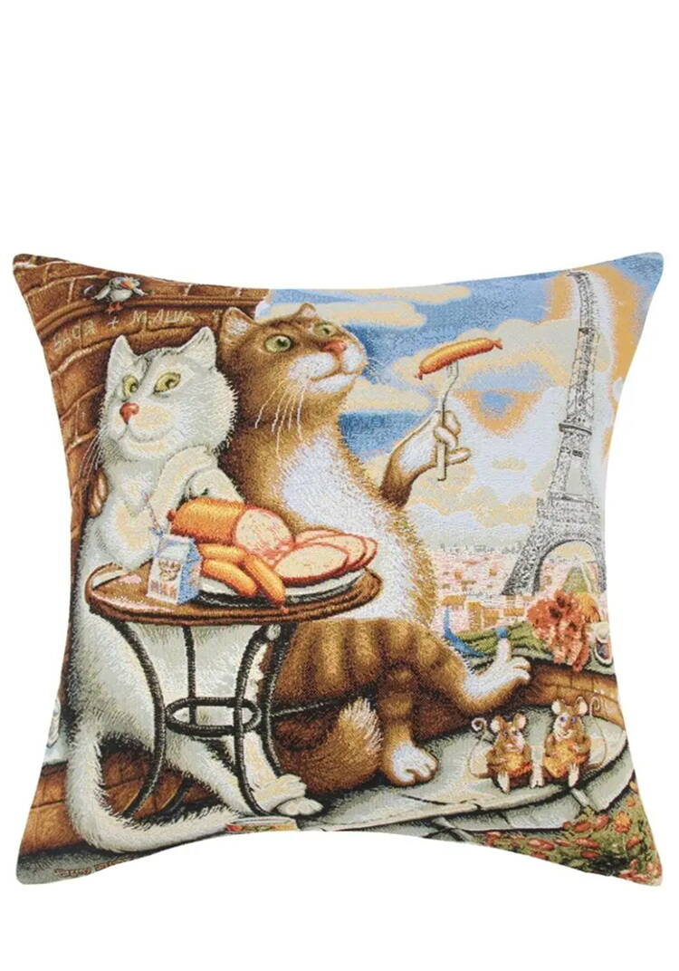 Наволочка гобеленовая Веселая компания шир.  750, рис. 2