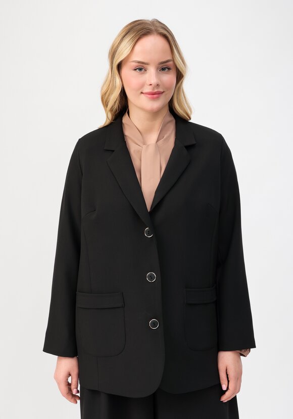 Пиджак однобортный на пуговицах шир.  580, рис. 4