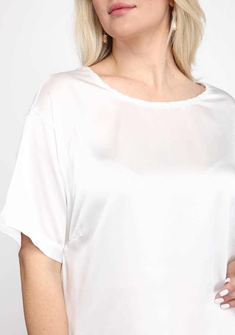 Блуза комфортного свободного кроя шир.  750, рис. 5