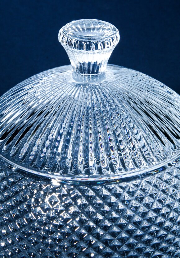 Стеклянное блюдо с крышкой шир.  580, рис. 6