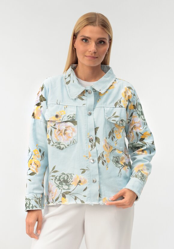 Куртка джинсовая Белла шир.  580, рис. 13