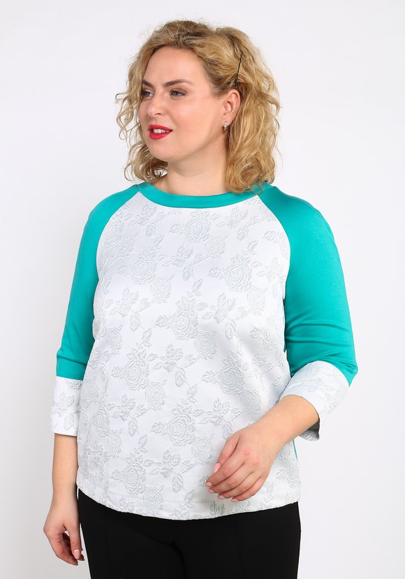 Свитшот с вставкой из жаккарда шир.  580, рис. 2