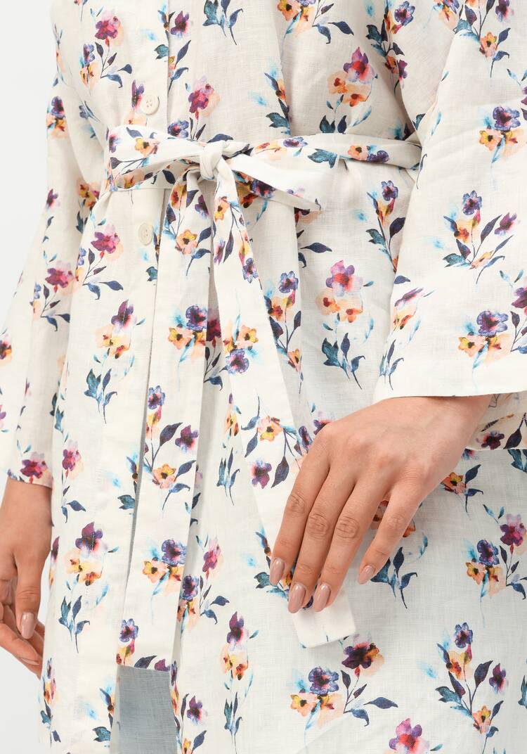 Рубашка удлиненная на поясе шир.  750, рис. 19