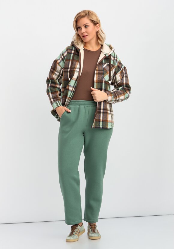 Брюки прямые утеплённые шир.  580, рис. 16