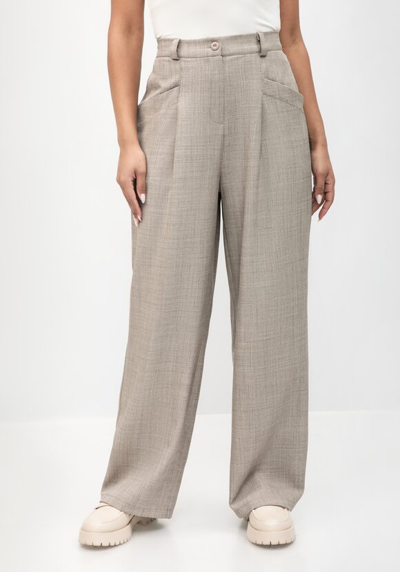 Брюки из натуральной смесовой ткани шир.  580, рис. 11