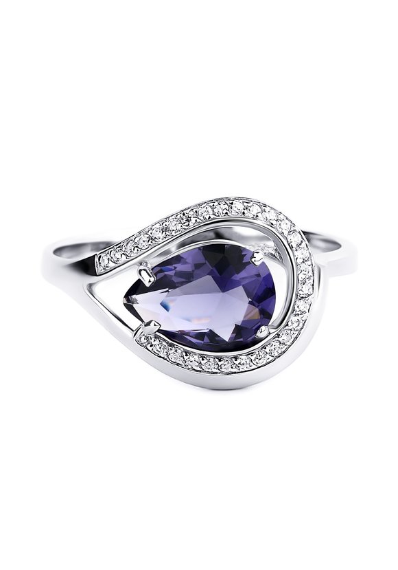 Кольцо  серебряное Венера шир.  580, рис. 2