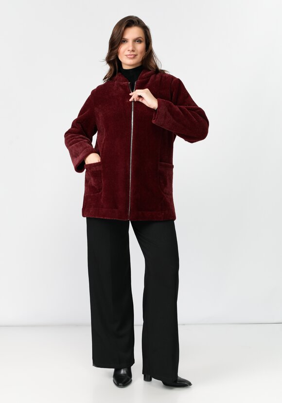 Толстовка плюшевая на молнии с капюшоном шир.  580, рис. 27