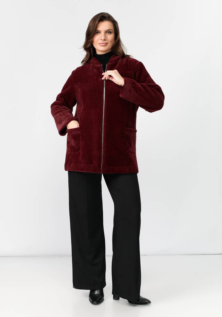 Толстовка плюшевая на молнии с капюшоном шир.  750, рис. 27