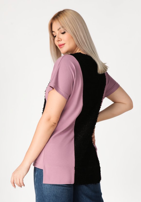 Туника с отделкой  по полочке Персефона шир.  580, рис. 2