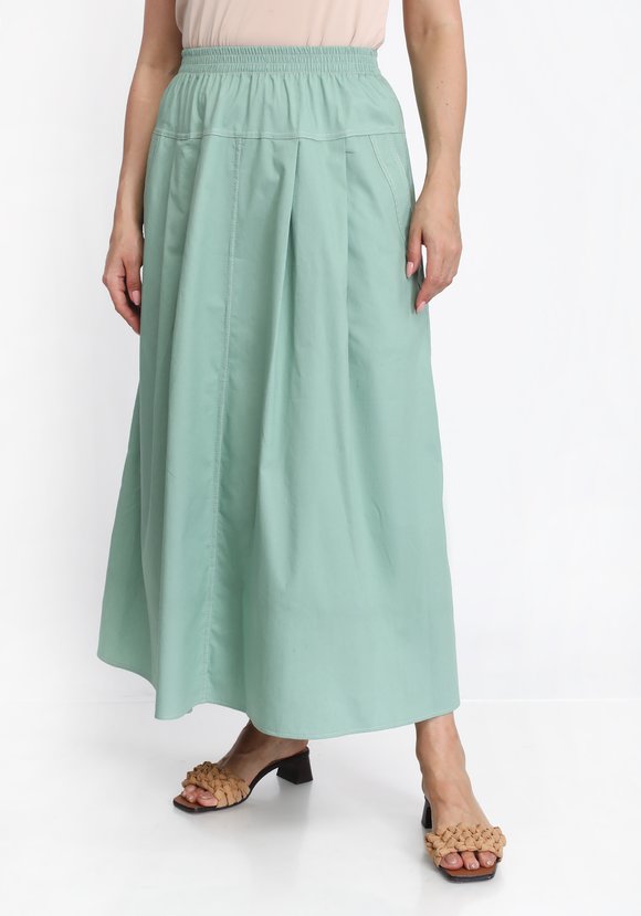 Юбка на кокетке расклешенная к низу шир.  580, рис. 9