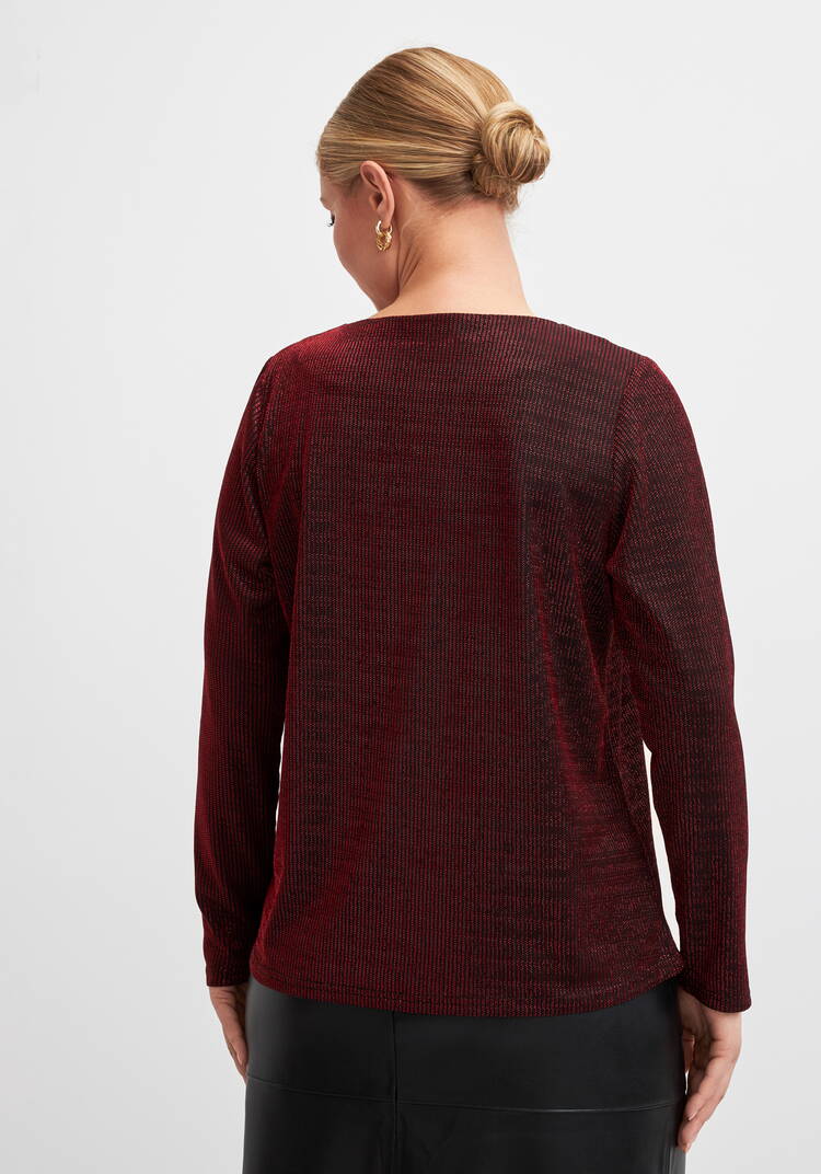 Блуза из трикотажа с люрексом шир.  750, рис. 13