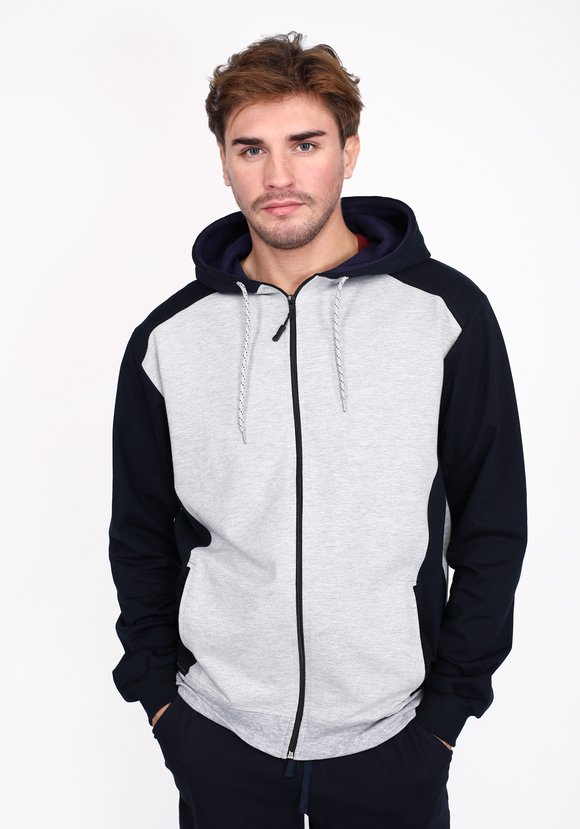 Толстовка мужская с капюшоном шир.  580, рис. 8