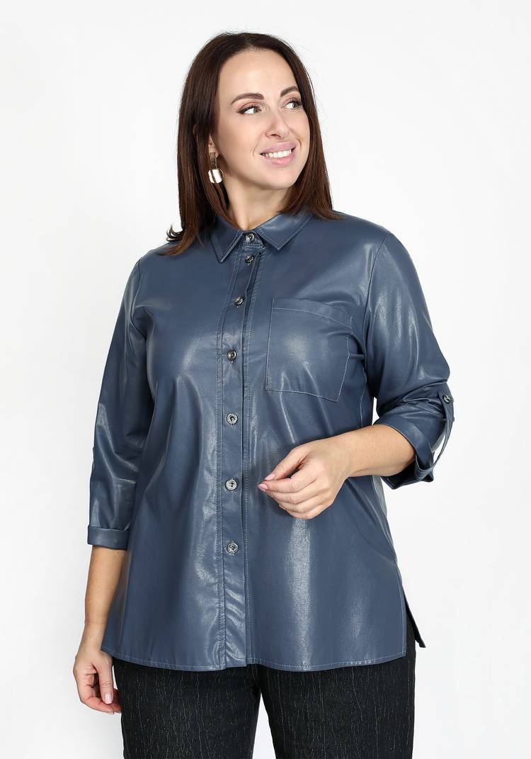 Рубашка из эко-кожи шир.  750, рис. 5