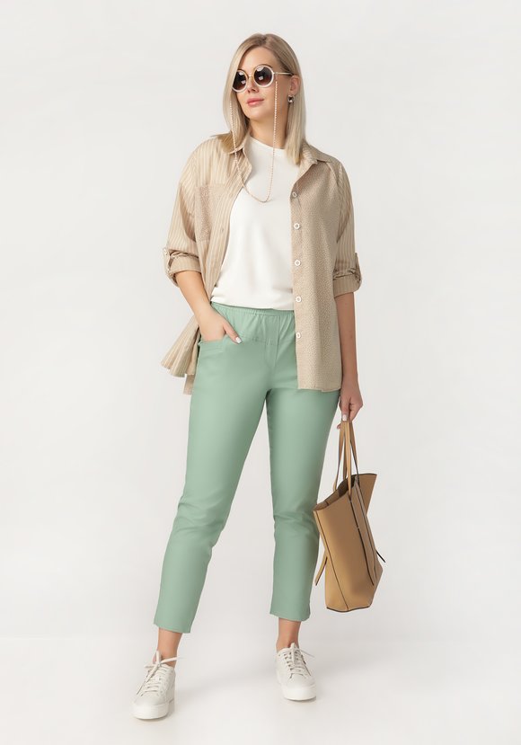 Брюки Грациозная леди шир.  580, рис. 12