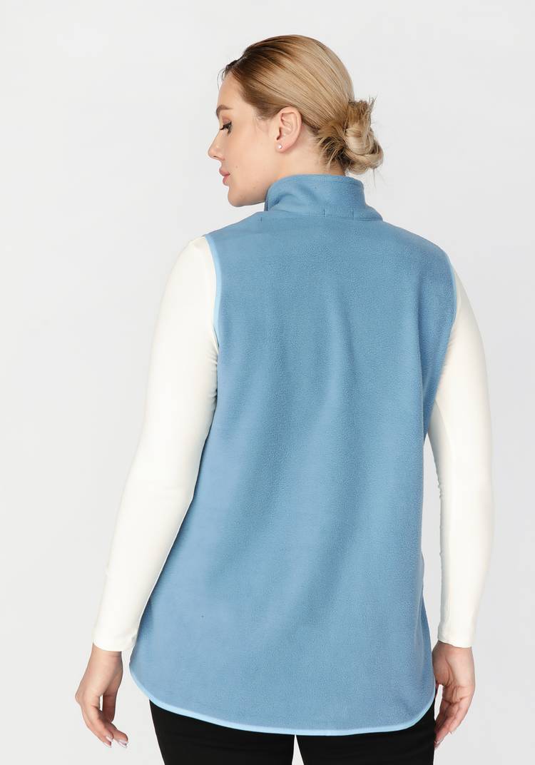 Жилет женский на молнии с карманами шир.  750, рис. 8