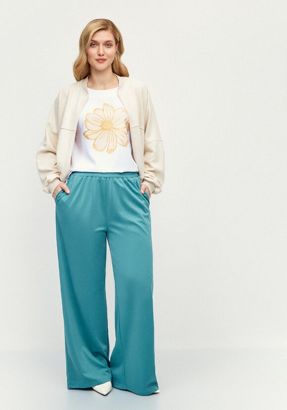 Блуза с принтом с напылением шир.  580, рис. 16