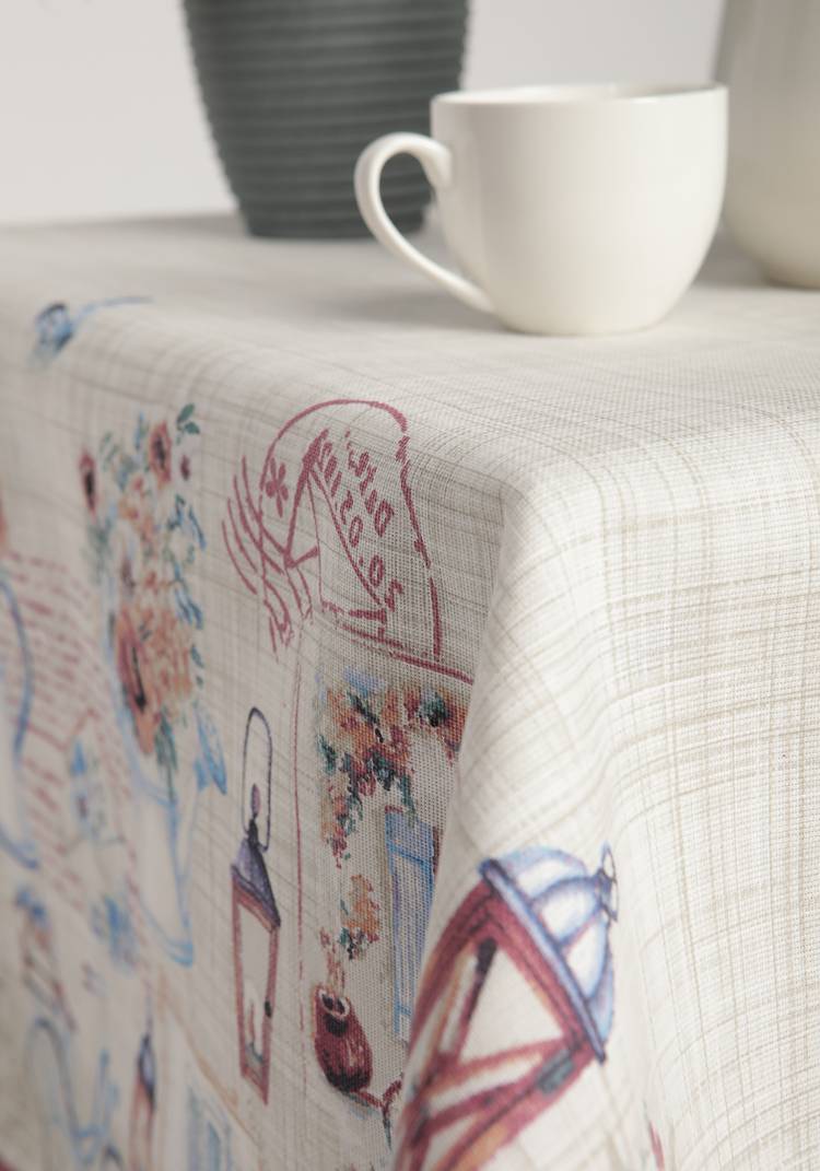 Скатерть хлопковая Званый ужин шир.  750, рис. 7