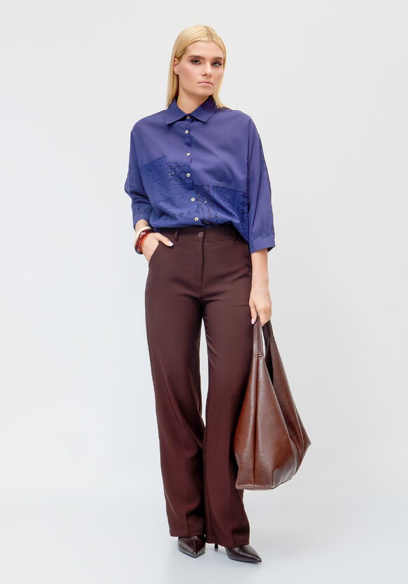 Рубашка женская с вышивкой по низу шир.  580, рис. 8