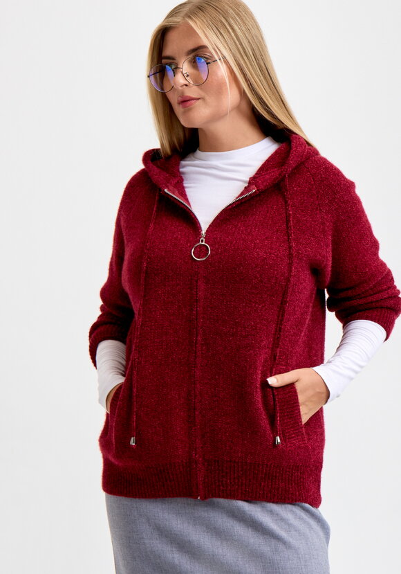 Кардиган на молнии с капюшоном Амели шир.  580, рис. 27