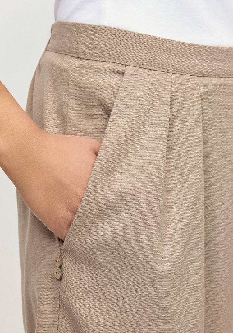 Брюки изо льна Литиция шир.  750, рис. 12