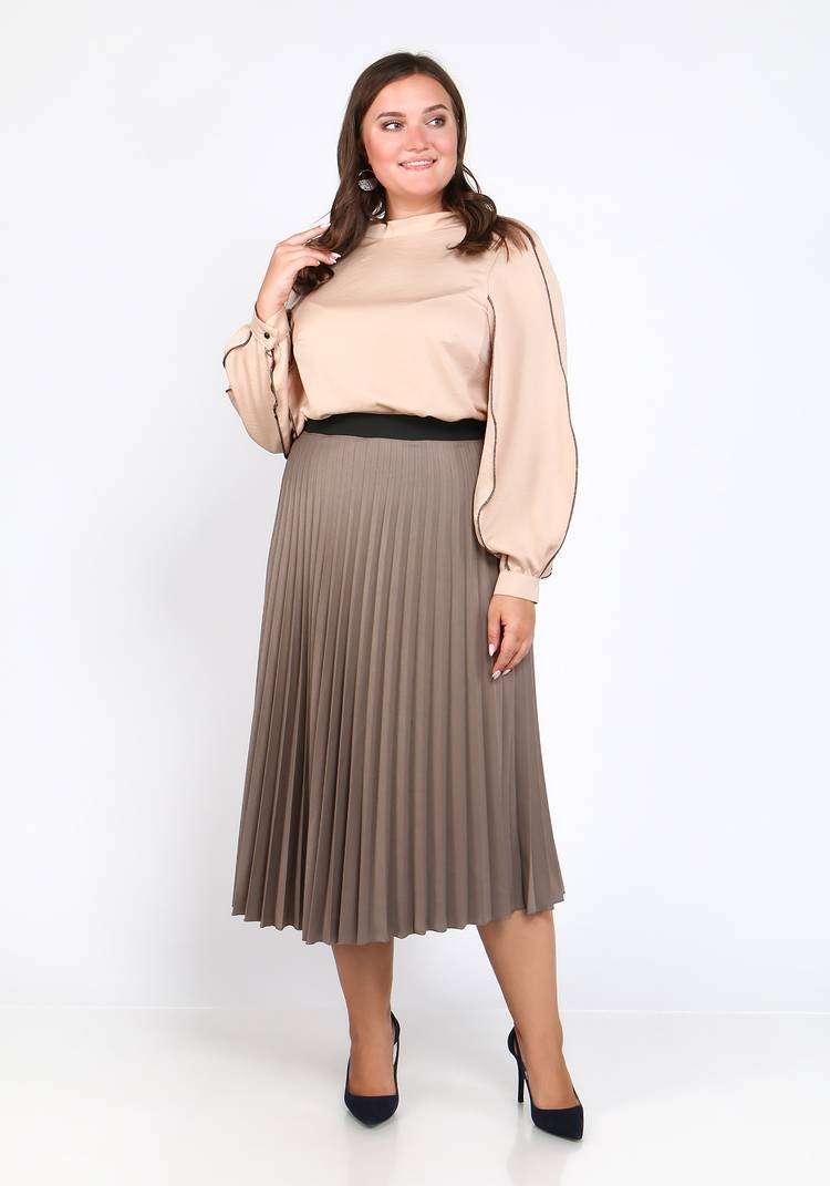 Блуза с рельефными рукавами шир.  750, рис. 5